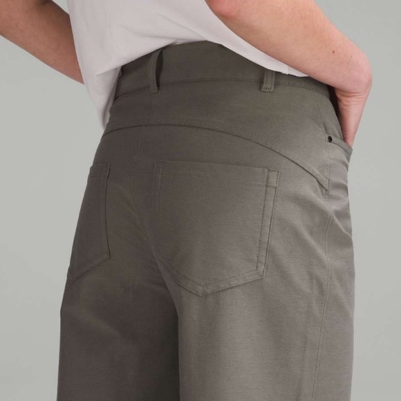 ❤️ Lululemon City Sleek High-Rise Wide-Leg Pant *Light Utilitech Grey Sage NWT - Picture 6 of 11